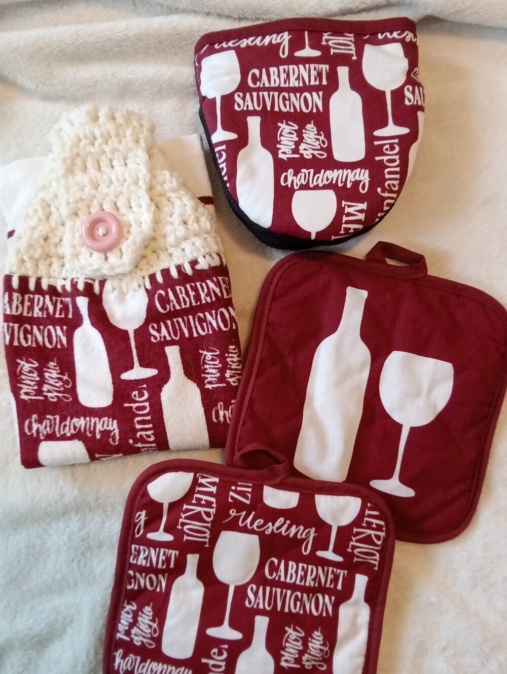#1910 Wine Dish Set. - Fundraiser